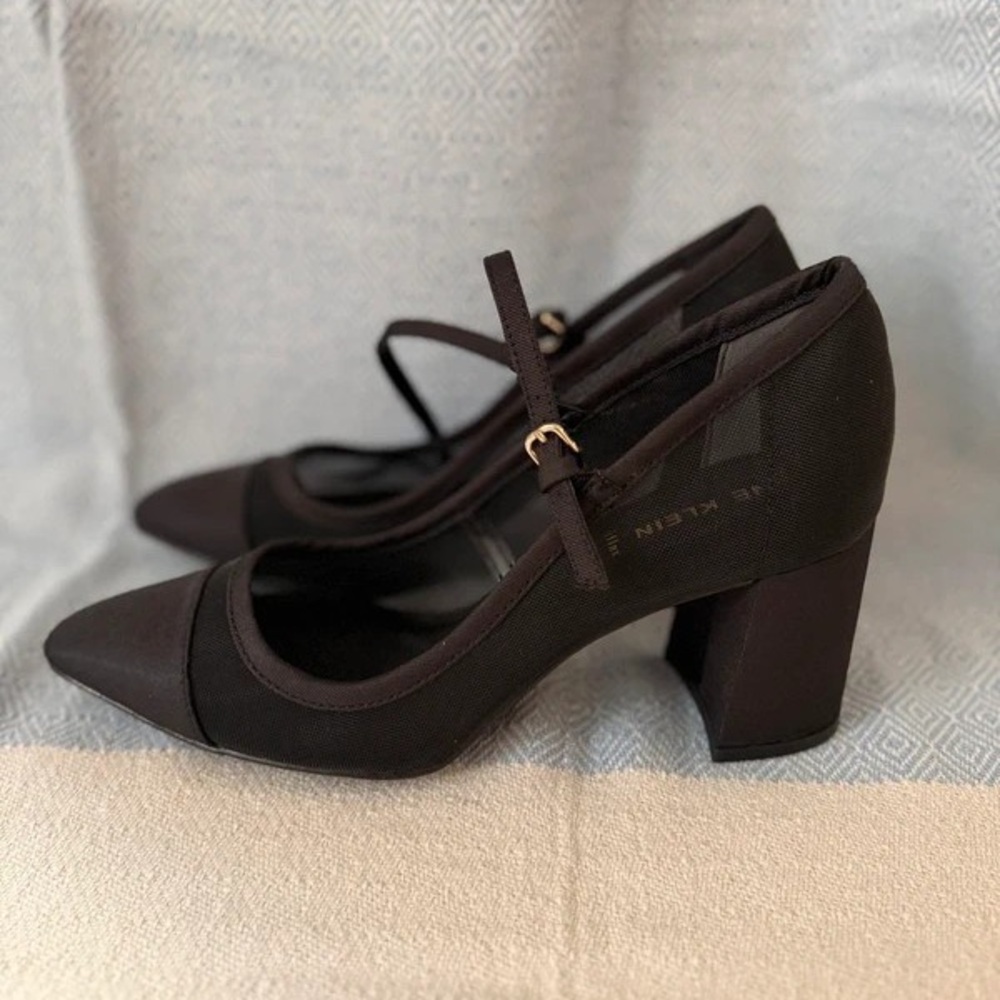 Lulu Townsend Black Strap Heels